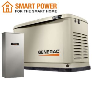 Generac 7172 Guardian 10kW Home Backup Generator with 16-circuit Transfer Switch WiFi-Enabled