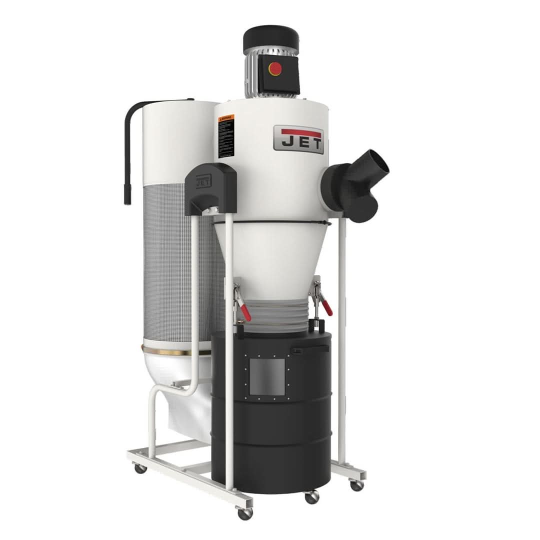 Jet 717515 JCDC-1.5 Cyclone Dust Collector, 1.5HP, 115V