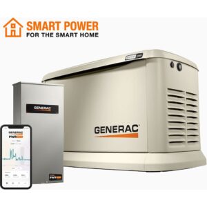 Generac 7210 Guardian 24kW Home Standby Generator with PWRview Transfer Switch Wi-Fi Enabled