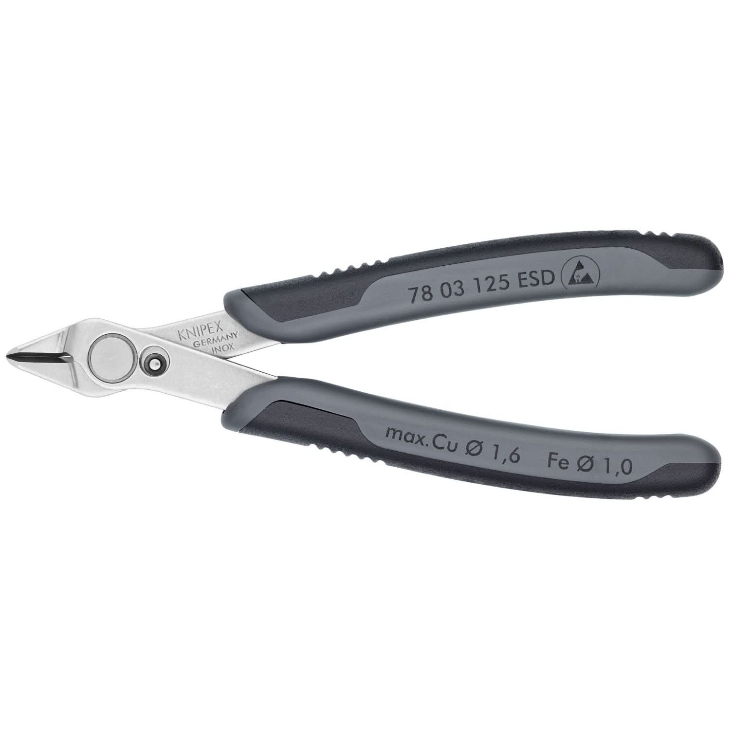 Knipex 78 03 125 ESD Electronics Super Knips-ESD Handles