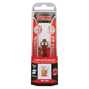 Freud 80-104 3/16-Inch Radius Traditional Beading Router Bit