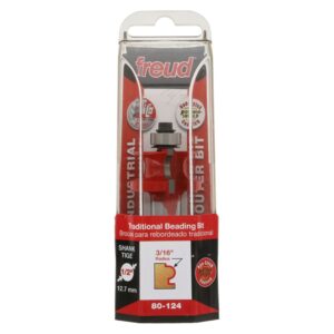 Freud 80-124 3/16-Inch Radius Traditional Beading Router Bit