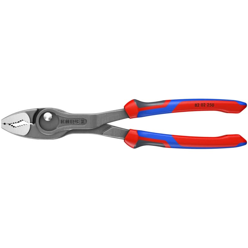 Knipex 82 02 250 TwinGrip Pliers, 10 in. w/ KNIPEXTEND Comfort Handle