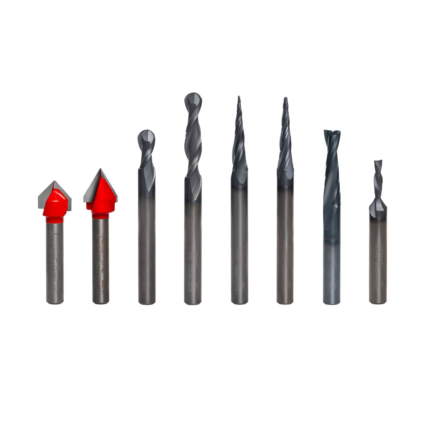 Freud 87-208 8 Piece CNC Router Bit General Purpose Set