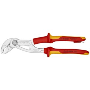 Knipex 87 26 250 T Cobra High-Tech Water Pump Pliers-1000V Insulated-Tethered Attachment