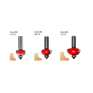 Freud 89-550 3 Piece Cove Router Bit Sets