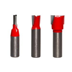 Freud 89-670 3 Piece Undersized Plywood Router Bit Set (1/2-Inch Shank)