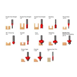 Freud 91-100 13 Piece Super Router Bit Set