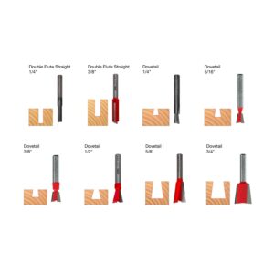 Freud 96-100 8 Piece Router Bit Sets for Incra Jig