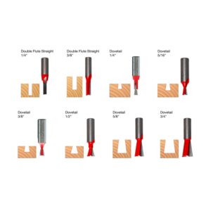 Freud 96-102 8 Piece Router Bit Sets for Incra Jig