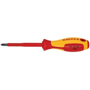 Knipex 98 24 02 Phillips Screwdriver, 4"-1000V Insulated, P2