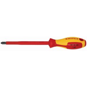 Knipex 98 24 03 Phillips Screwdriver, 6"-1000V Insulated, P3