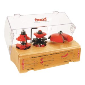 Freud 98-302 3 Piece Door Construction Router Bit Set