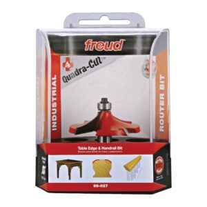 Freud 99-027 2-19/32-Inch Table Edge & Handrail Router Bit (Quadra-Cut)