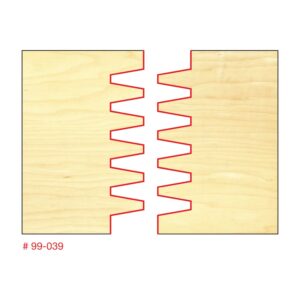 Freud 99-039 2-Inch Variable Height Finger Joint Router Bit