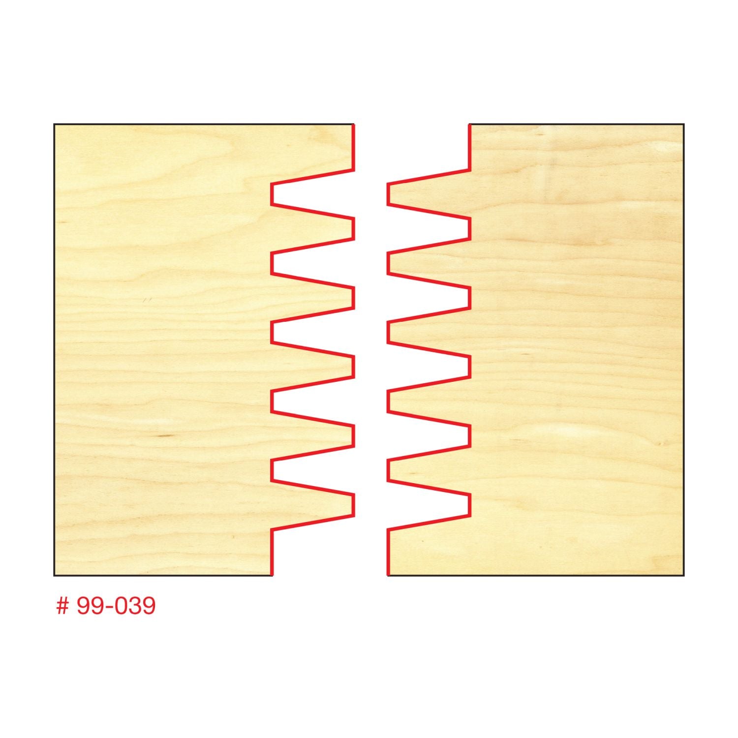 Freud 99-039 2-Inch Variable Height Finger Joint Router Bit