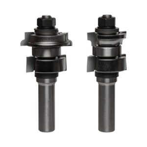 Freud 99-270 1-17/32-Inch Divided Lite Cabinet Door Router Bit Set