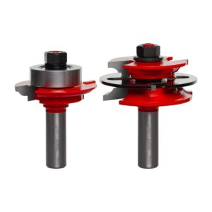 Freud 99-283 2-3/8-Inch Recoverable Bead Glass Door Router Bit Sets