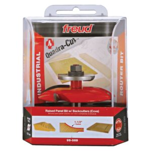 Freud 99-569 3-1/2-Inch Raised Panel Router Bit w/Backcutters (Quadra-Cut)