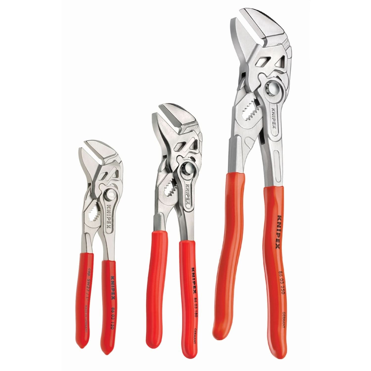 Knipex 9K 00 80 45 US 3 Pc Pliers Wrench Set