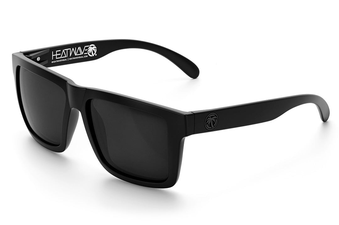 Heat Wave XL VISE Z87 Black Frame Black Lens Sunglasses