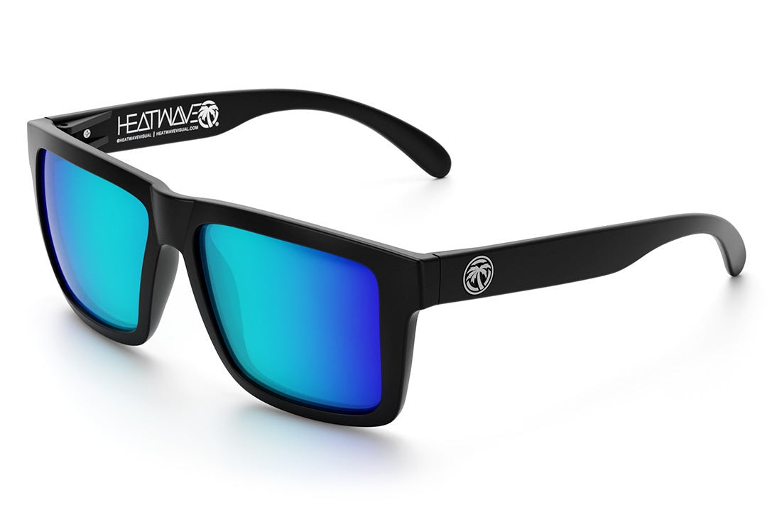 Heat Wave XL VISE Z87 Black Frame Galaxy Lens Sunglasses