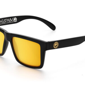 Heat Wave VISE Z87 Black Frame Gold Lens Sunglasses