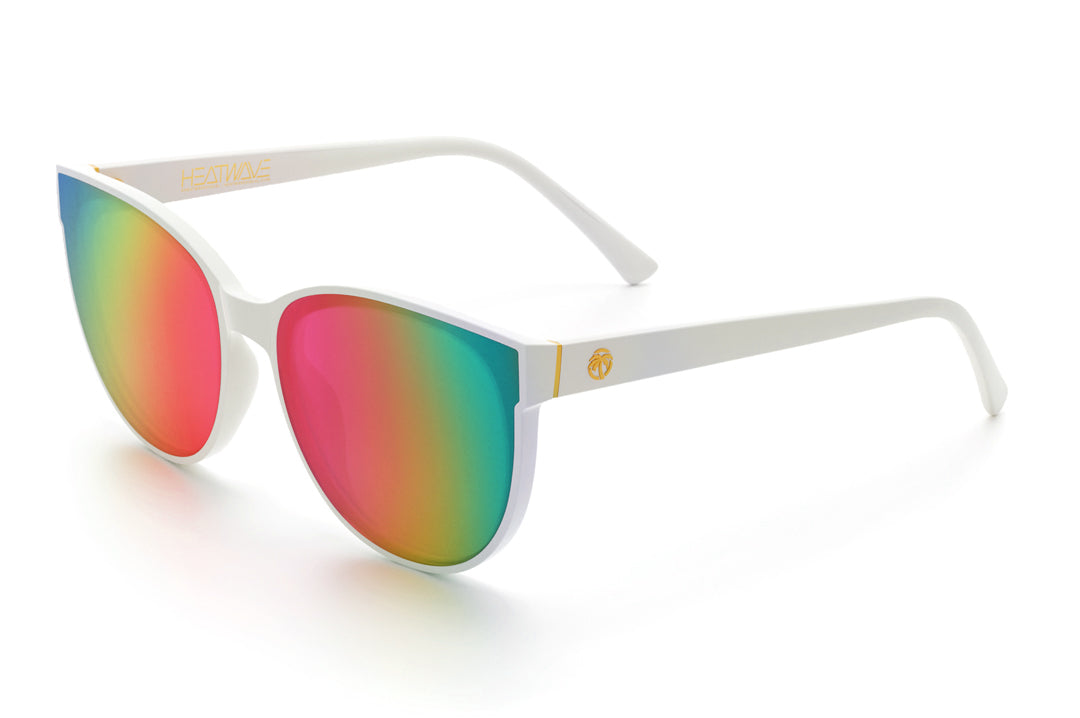 Heat Wave Carat White Sunglasses