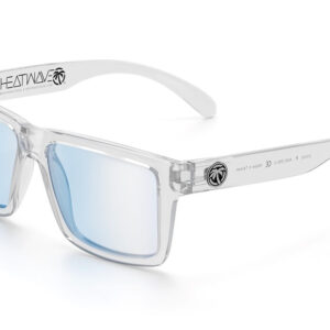 Heat Wave VISE Z87 Vapor Clear Frame Blue Light Blocking Lens Sunglasses
