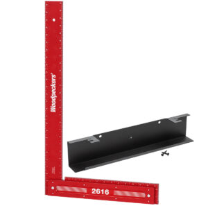Woodpeckers PSQ26-24 Precision Woodworking Square, 26 in. w/ Rack-It