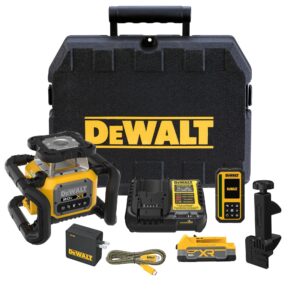 DEWALT 20V MAX XR Green Rotary Laser Powerstack 1.7Ah Kit (DCLE35121GE1)