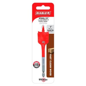 Diablo DSP1060 1 Inch x 4 Inch SPEEDemon Spade Bit