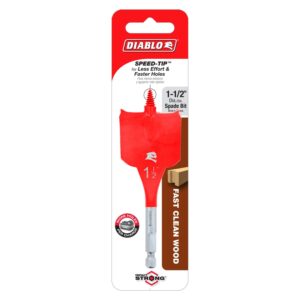 Diablo DSP1090 1-1/2 Inch x 4 Inch SPEEDemon Spade Bit