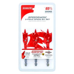 Diablo DSP1910-S3 3-Piece SPEEDemon Spade Bit Set , 3-Piece