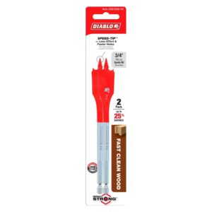 Diablo DSP2090-P2 3/4 Inch x 6 Inch SPEEDemon Spade Bit , 2-Pack