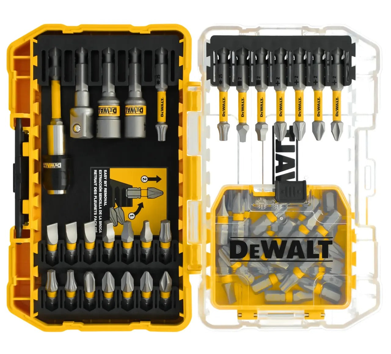 DEWALT MAXFIT ULTRA 1/4 in. Hex Steel Screwdriving Bit Set, 50-Piece (DWAUMF50SET)