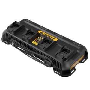 DeWALT DCB1404 4-Amp 4-Battery Simultaneous Multiport Battery Charger for 12V/20V/FlexVolt