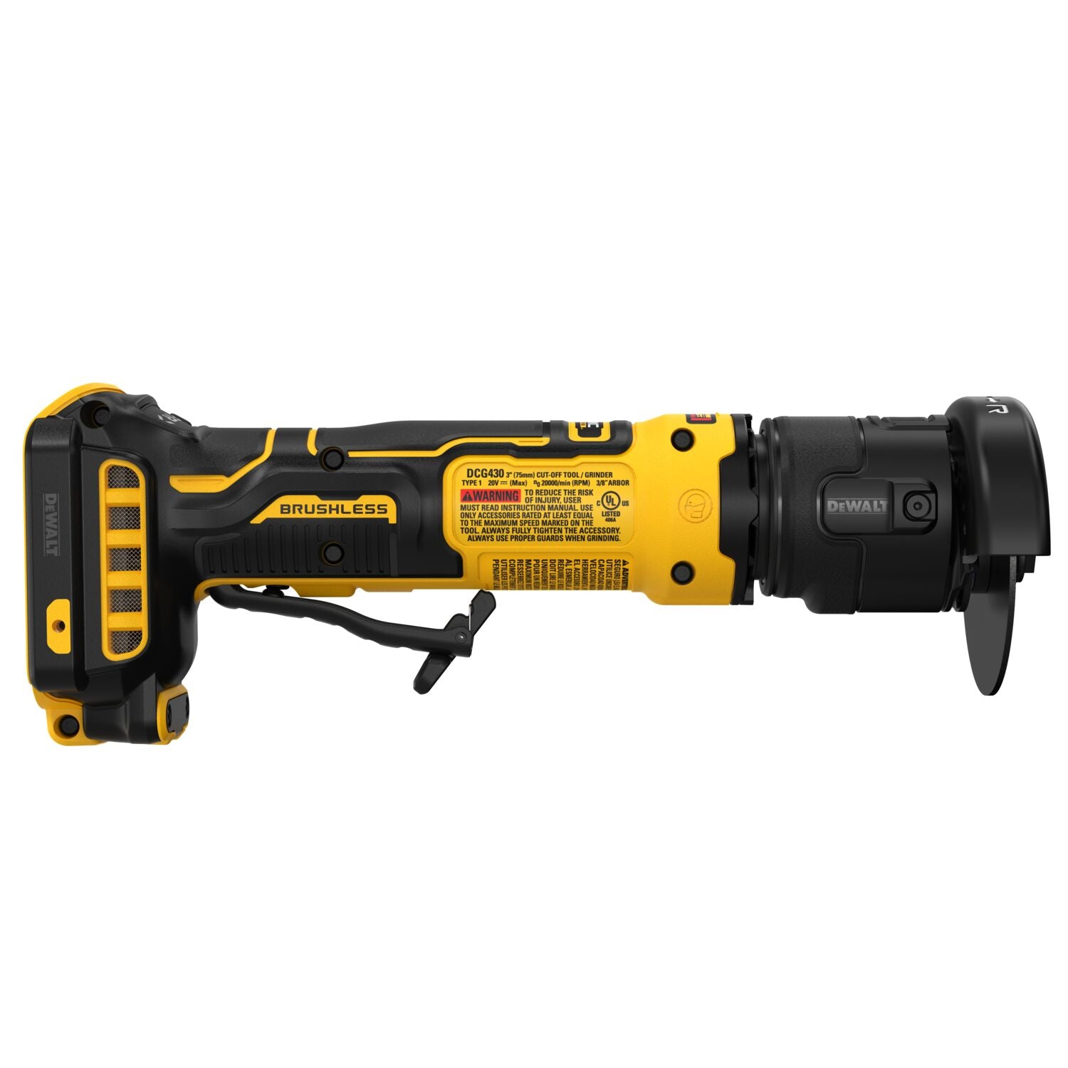 DeWALT DCG430B ATOMIC 20V MAX 3 in. Cut-Off Tool, Tool Only
