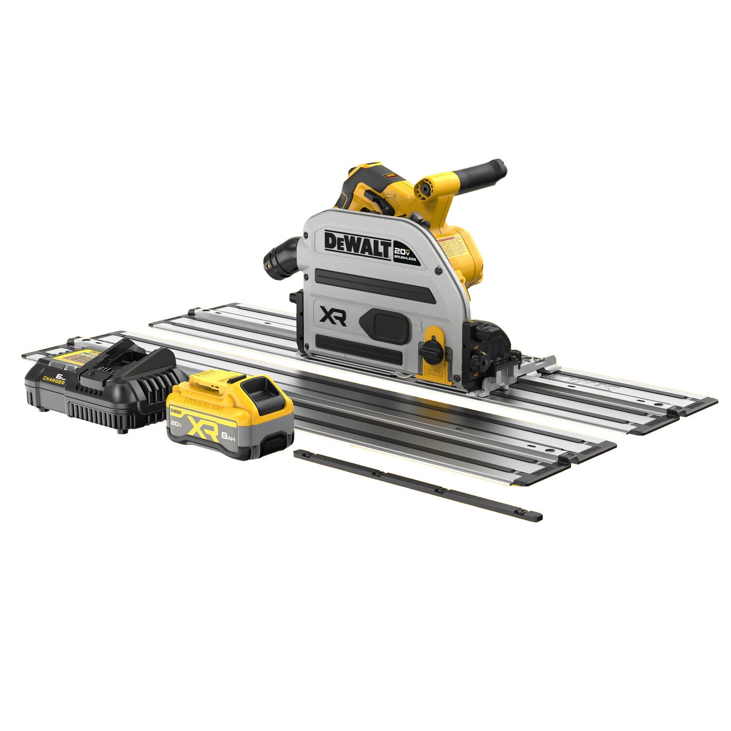 DEWALT 20v XR Cordless 6-1/2-in Track Saw 8.0Ah Kit (DCS525STWW1)