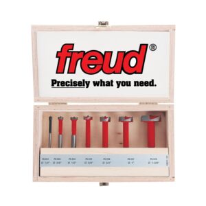 Freud FC-107 1/4-Inch to 1-3/8-Inch 7pc. Forstner Bit Set