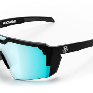 Heat Wave Future Tech Black Frame Arctic Chrome Z87+ Sunglasses