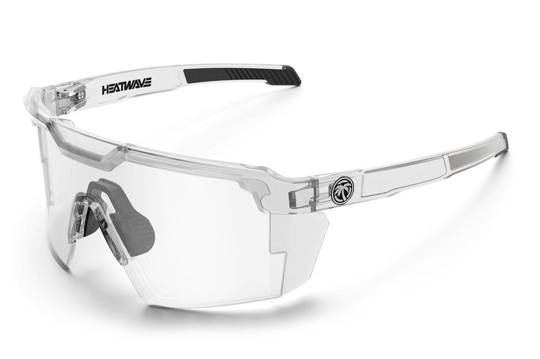 Heat Wave Future Tech Vapor Clear Frame Clear Lens Z87+ Sunglasses
