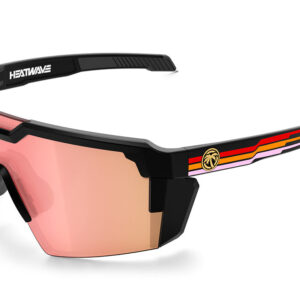 Heat Wave Future Tech Side Stripe Red Customs Z87+ Sunglasses