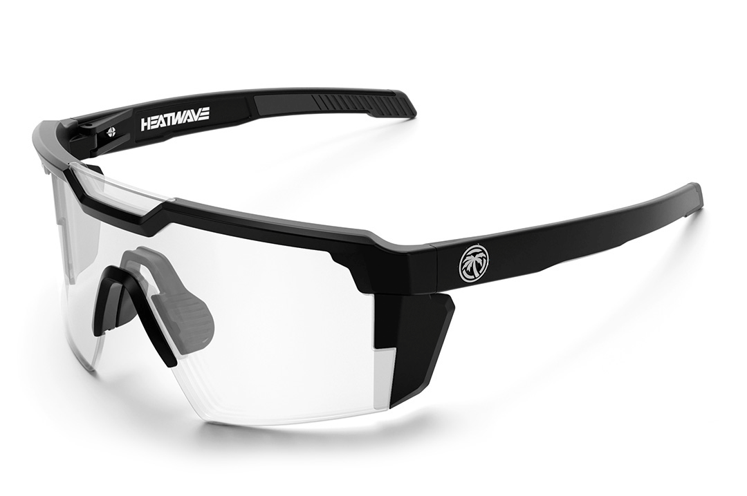 Heat Wave Future Tech Black Frame Photochromic Lens Z87+ Sunglasses