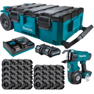 Makita GRT01D 40V max XGT Brushless 16-Gauge Rebar Tying Tool 2.5Ah MAKTRAK Starter Kit