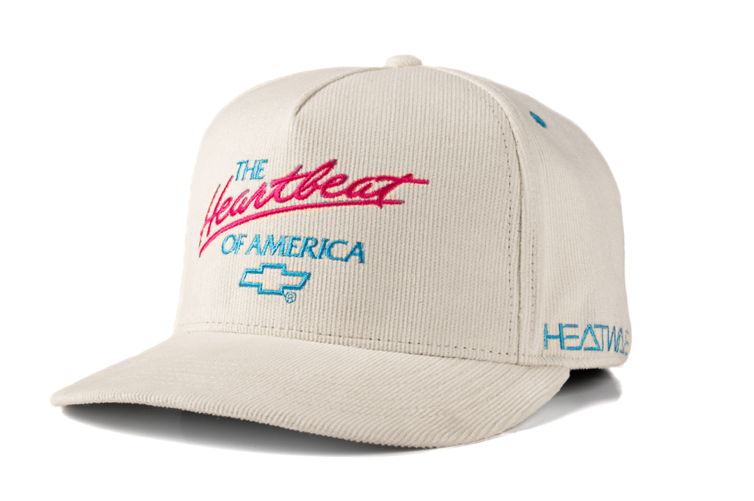 Heat Wave OFF WHITE Cord Chevrolet Heartbeat of America Hat