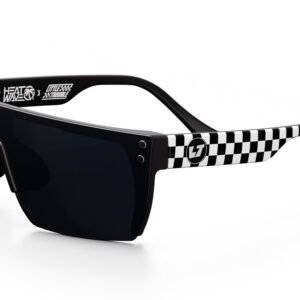 Heat Wave Kids Lazer Face Little Trouble X Heat Wave Checkered Flag Sunglasses