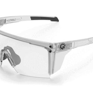 Heat Wave Performance XL Lazer Face VAPOR CLEAR Frame Photochromic Lens Z87+ Sunglasses