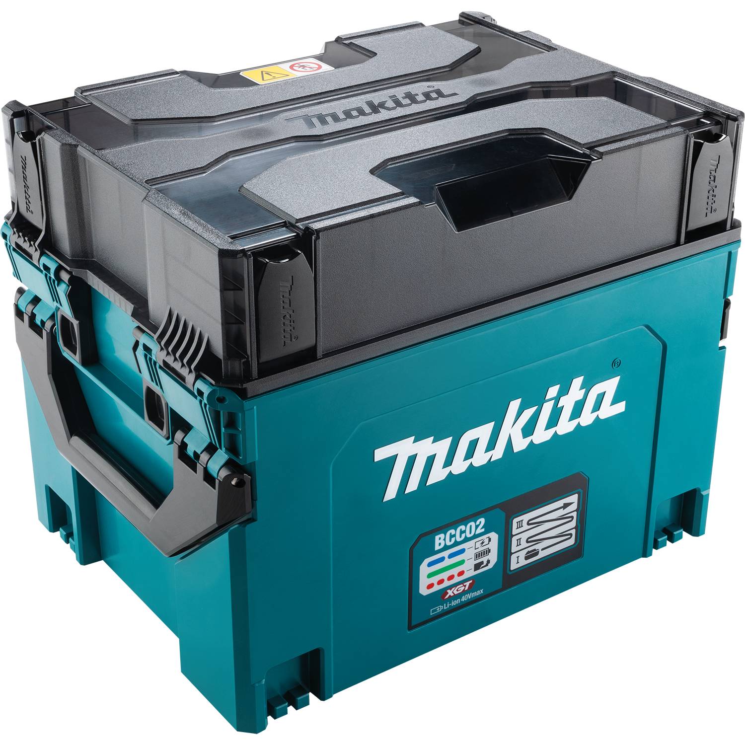Makita BCC02 40V max XGT 12-Port Charging Case