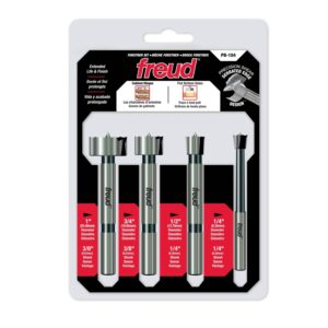 Freud PB-104 1/4-Inch to 1-Inch 4 Pcs. Forstner Bit Set